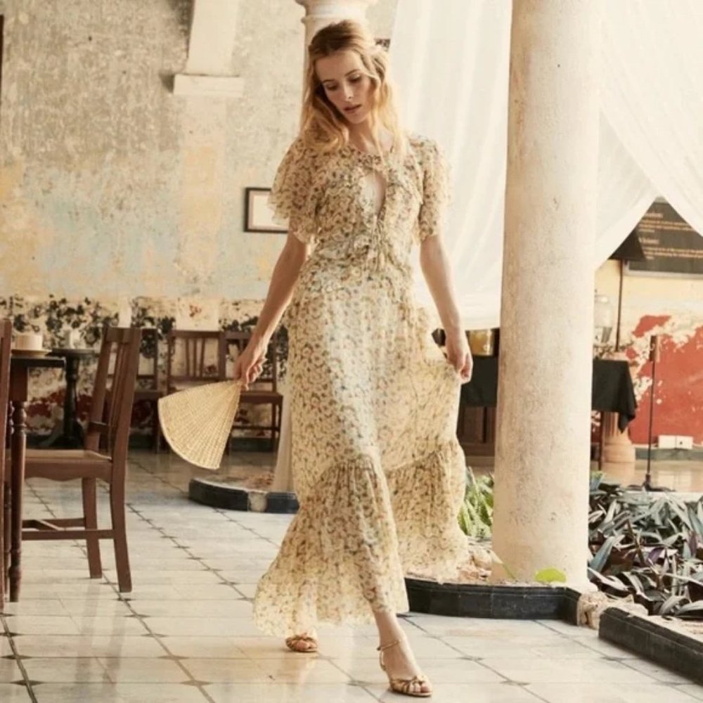 Dôen 'Antoinette' Silk Dress - Size XS